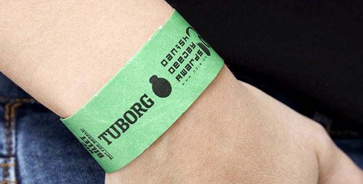 Bracelet en papier tyvek