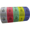 Tickets de vestiaire double coupon en rouleaux