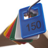 Tickets de vestiaire double coupon en rouleaux