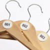 Tickets de vestiaire double coupon en rouleaux