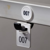 Tickets de vestiaire double coupon en rouleaux