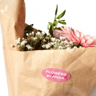 Autocollants pour compositions florales