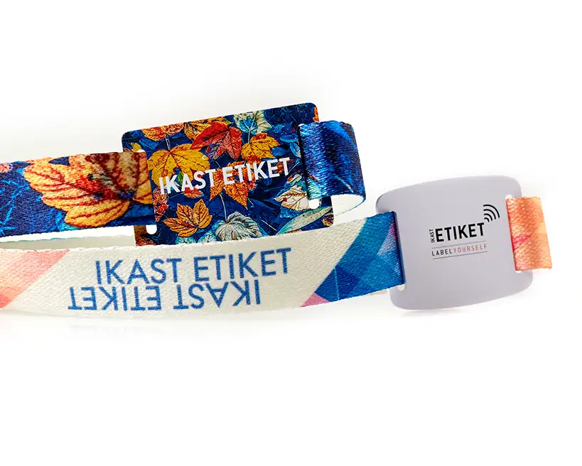 Bracelets éco-responsables avec puce RFID
