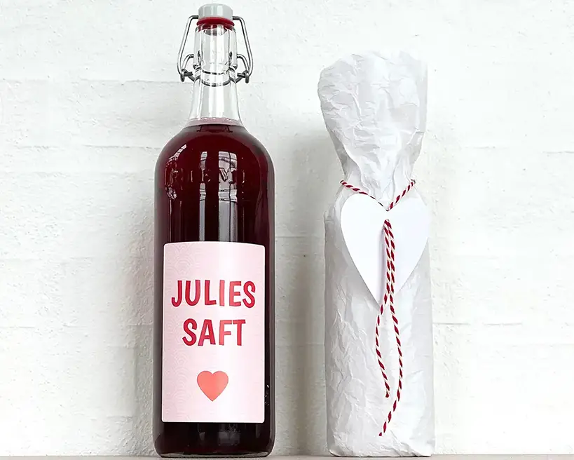Étiquettes autocollantes pour bouteille