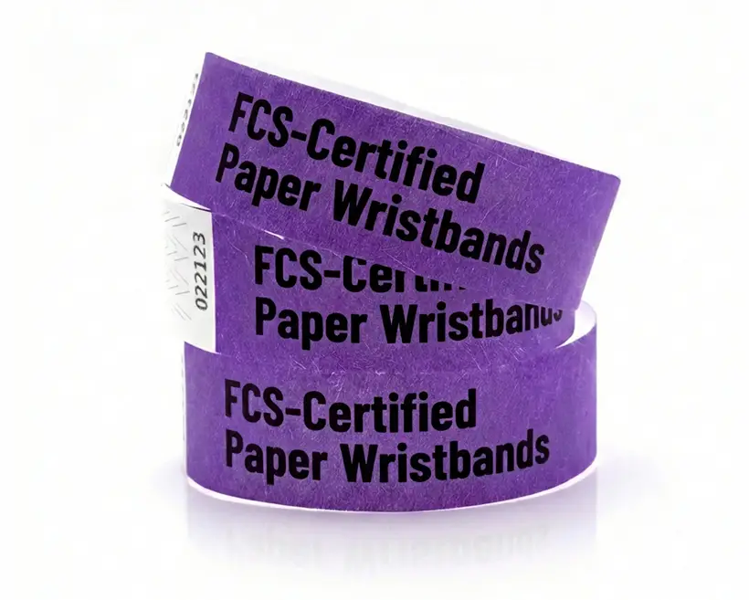 Bracelets en papier FSC