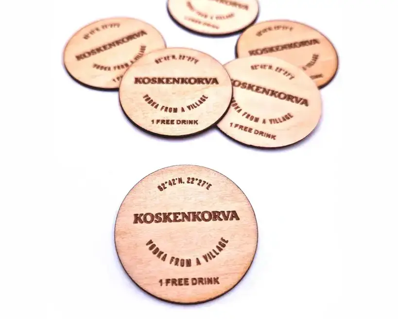 Plaque coulissante RFID/NFC en bois ou PVC