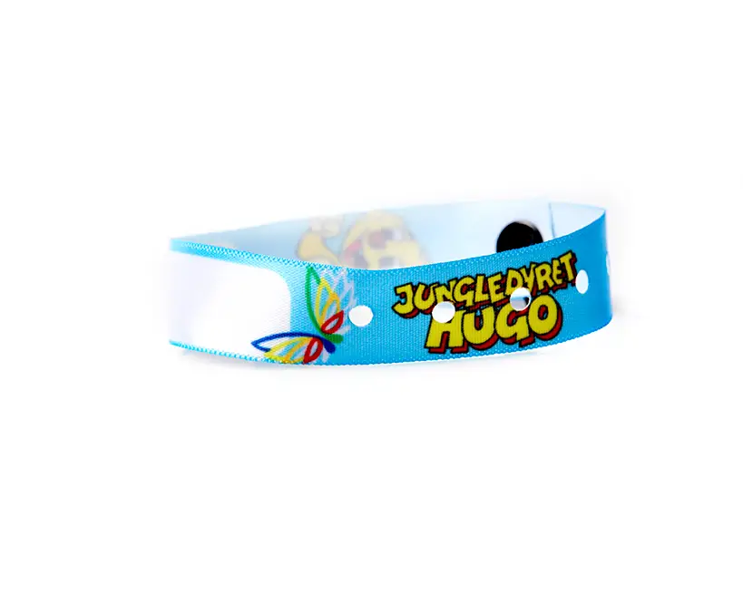 Bracelets en tissu satiné avec impression