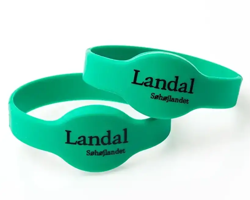 Bracelets en silicone avec étiquette RFID