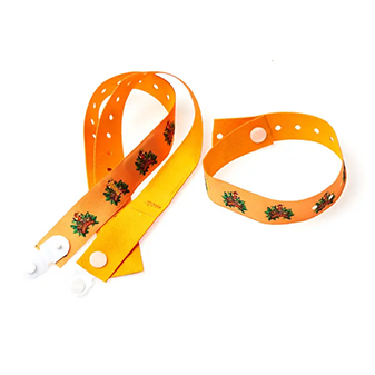 Bracelet tissé avec étiquette RFID intégrée
