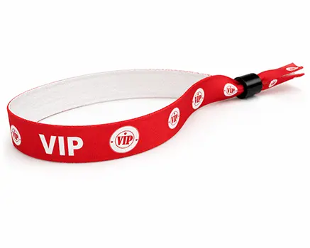 Bracelets de festival VIP rouges