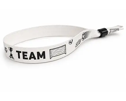 Bracelets de festival pour tournois de football