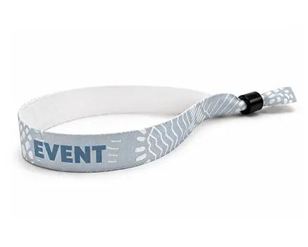 Bracelets de festival gris à motif