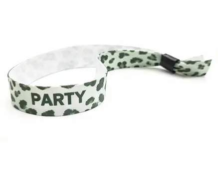 Bracelets de festival léopard verts