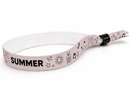 Bracelets de festival pour festivals d’été en rose