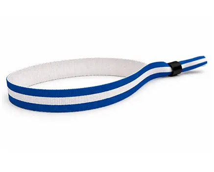 Bracelets de festival avec rayures bleues et blanches – Finlande