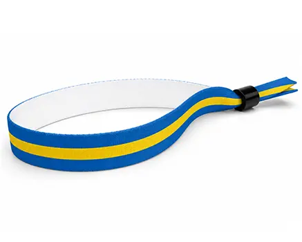Bracelets de festival avec rayures rouges, blanches et bleues – Pays-Bas