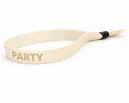 Bracelets de festival jaune clair