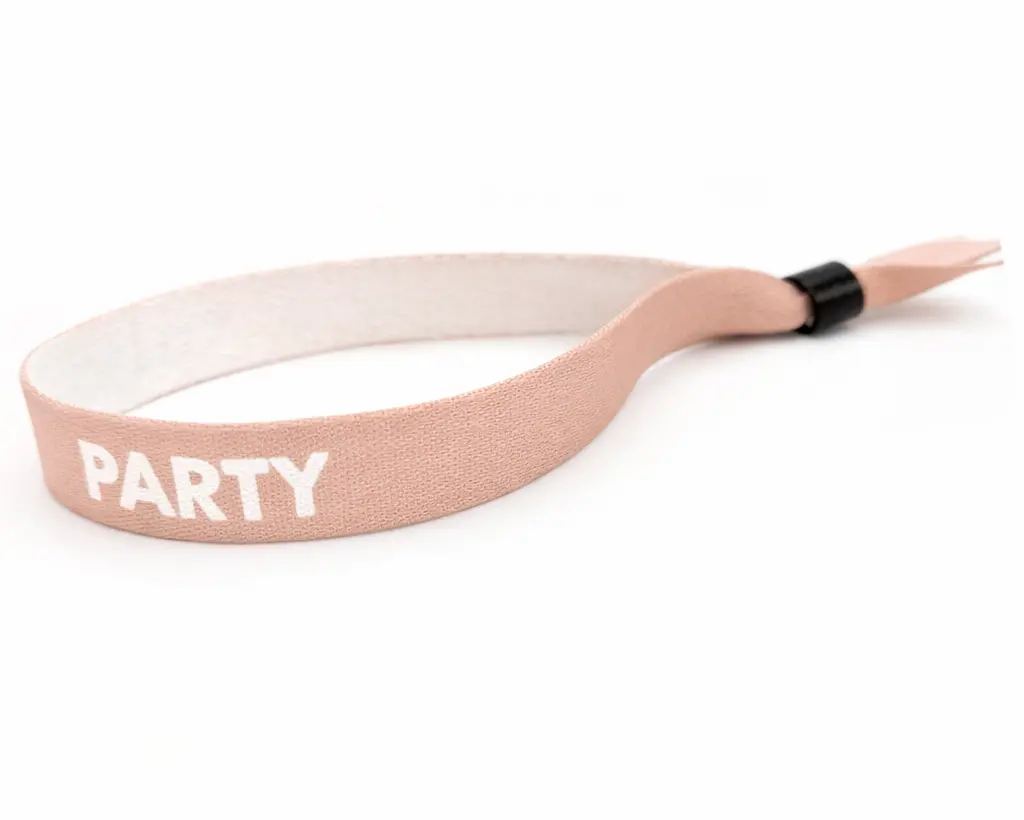 Bracelets de festival rosé