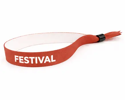 Bracelets de festival rouge rouille