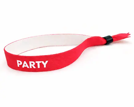 Bracelets de festival rouges