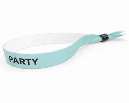 Bracelets de festival bleu clair