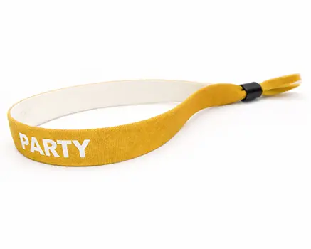 Bracelets de festival jaune curry