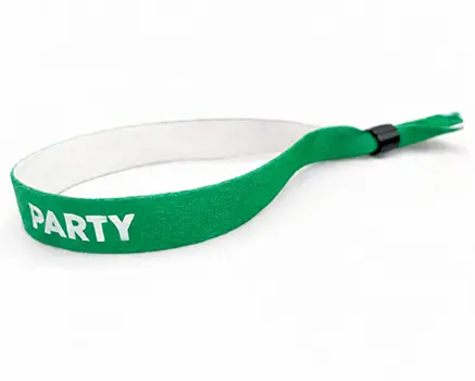 Bracelets de festival verts