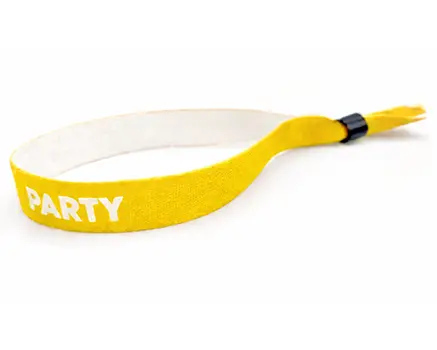 Bracelets de festival jaunes