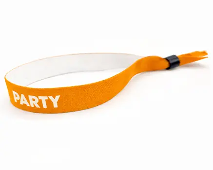 Bracelets de festival orange abricot